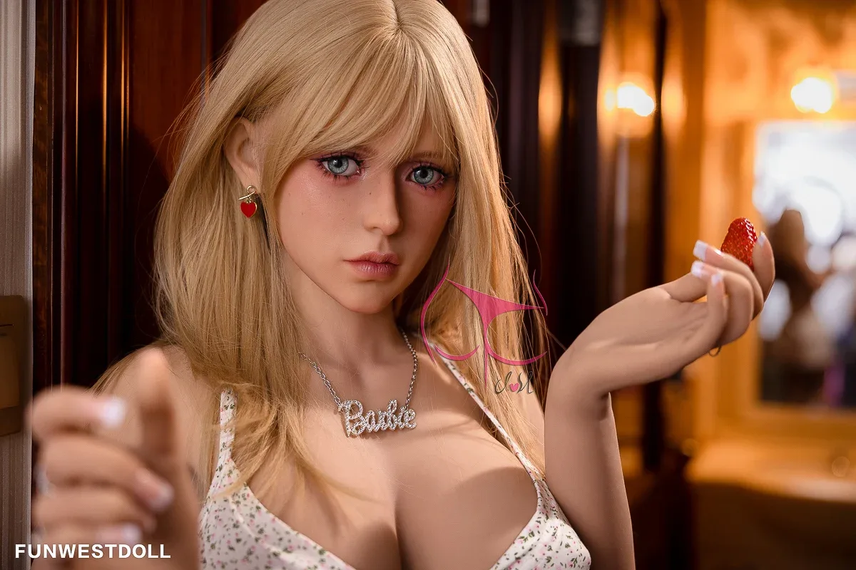 FUNWEST® 162cm/5ft4 F-cup 030# TPE Sex Doll FWD062 With Long Blonde St view 6