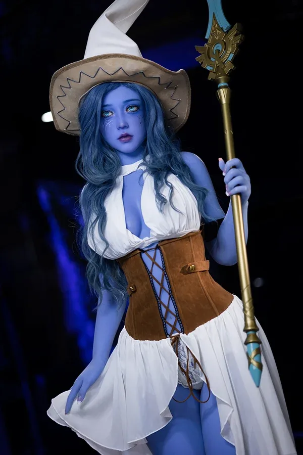 Aibei Doll | 160cm Blue Skin Alien Busty Sexy Sex Doll - Novia view 6