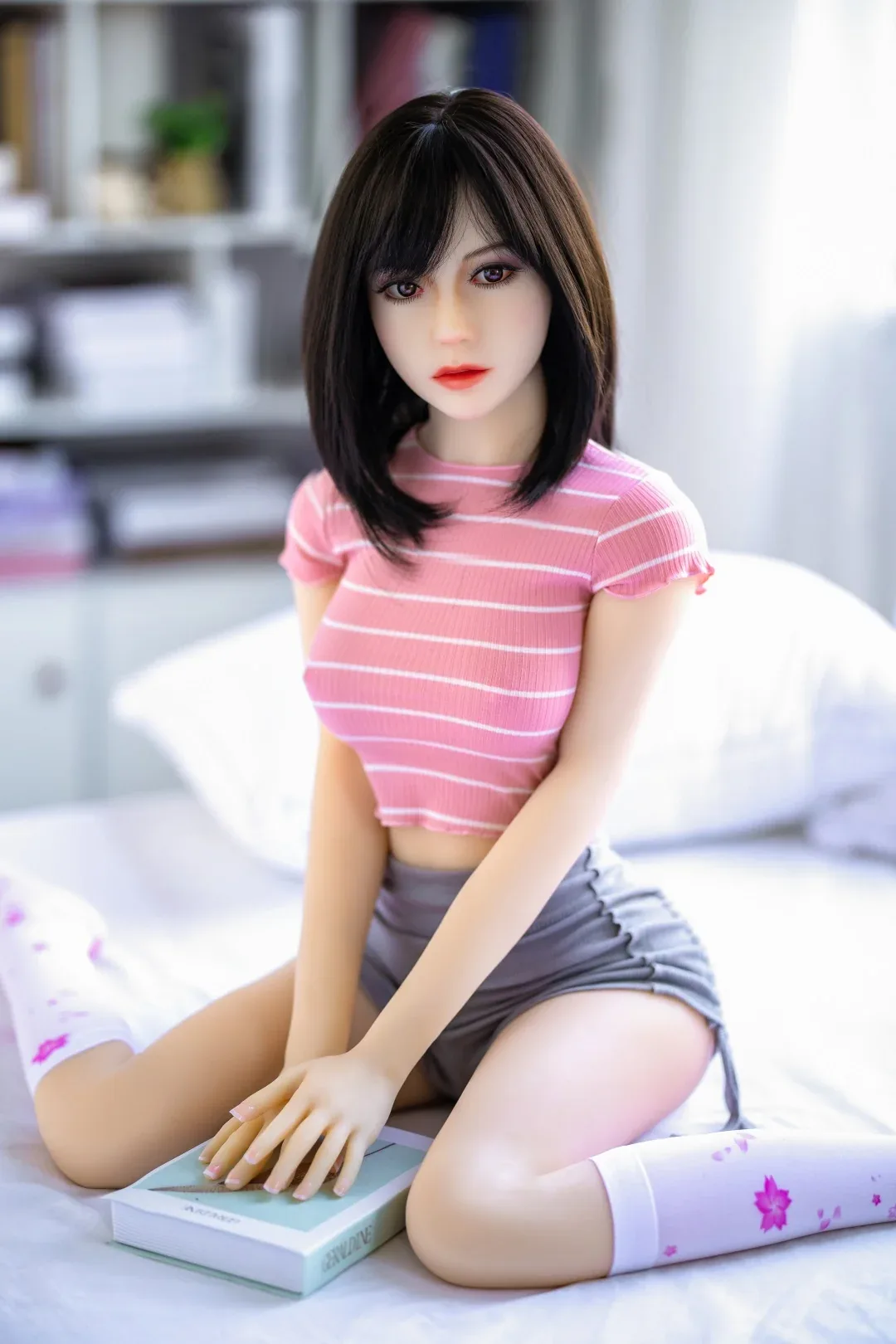 150cm / 4ft11 Asian Style Small Breast Realistic Sex Doll - Libert(3 s view 4