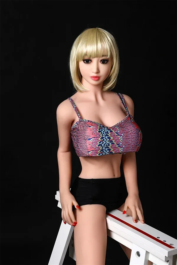 Aibei Doll | 158cm/5ft2 Blonde Skinny Sex Doll - April