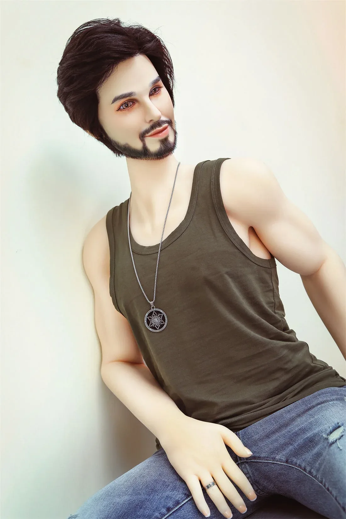 SY Doll | 5ft 4 (162cm) Enthusiastic Bearded Style Male Sex Doll - Mic view 10