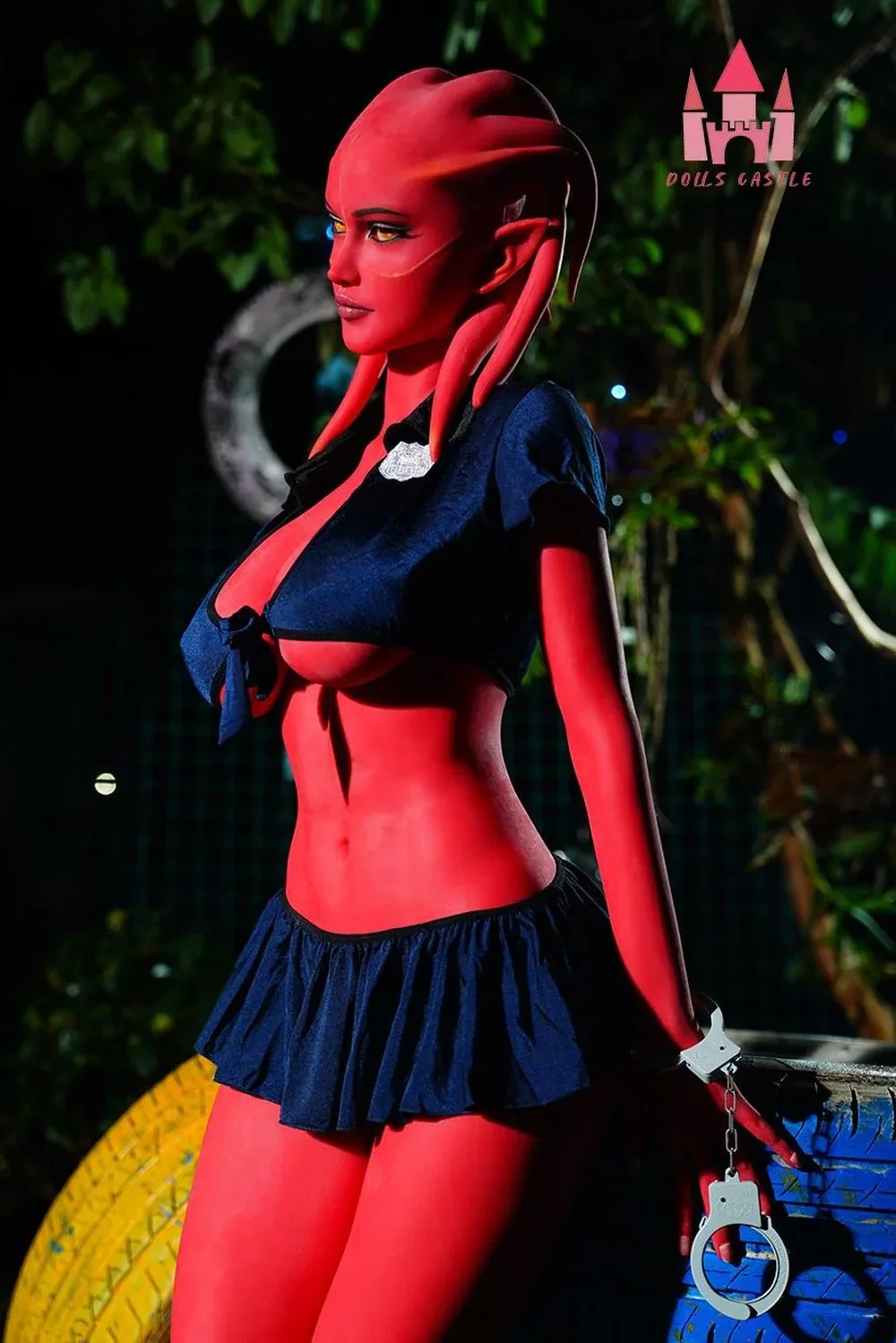 Dolls Castle | 160cm/5ft3 Small Breasts Red Alien Warrior Realistic Fu view 6