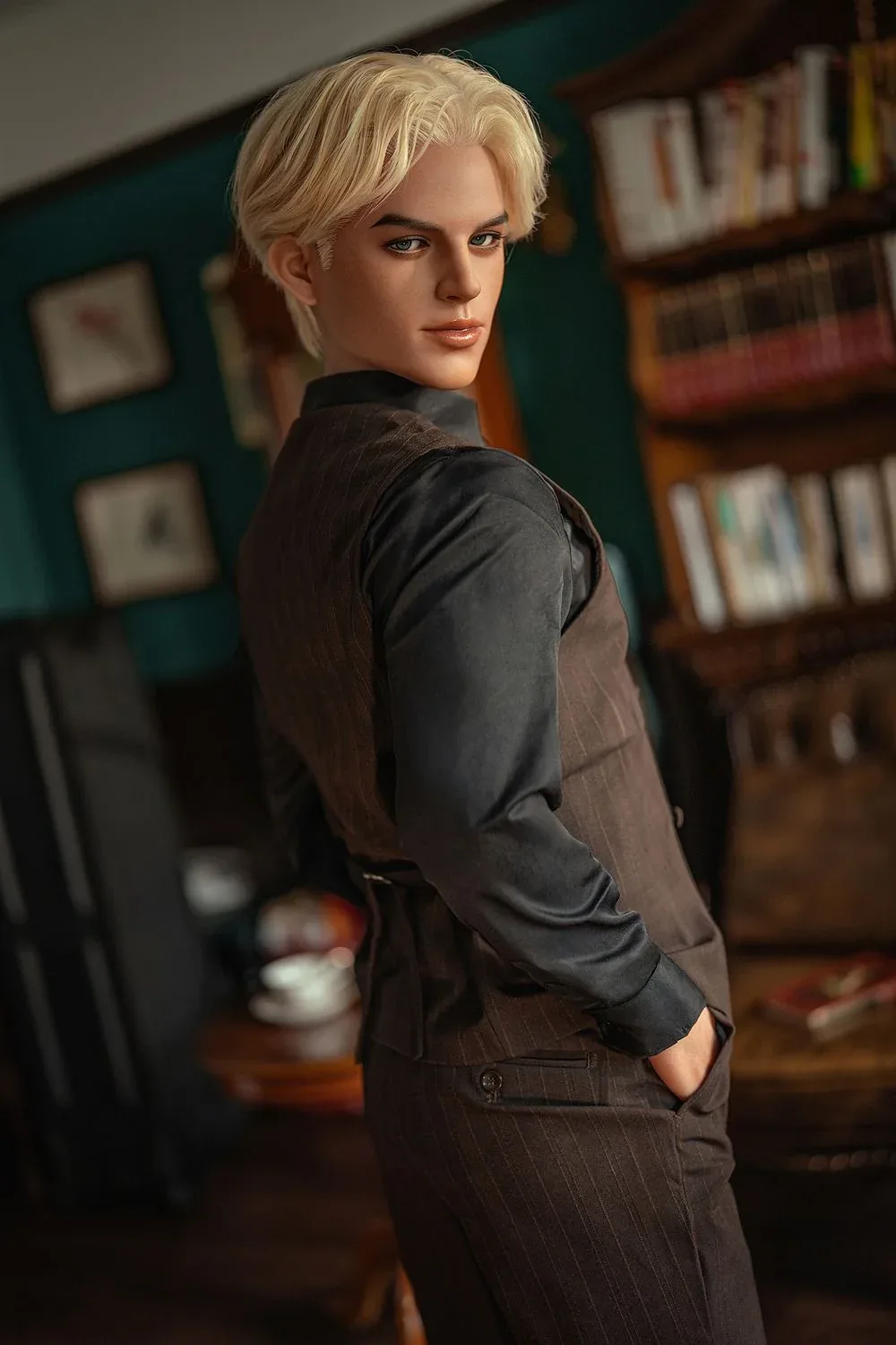 SY Doll | 168cm/5ft5 Seductive Blonde Handsome Realistic Full Silicone view 10