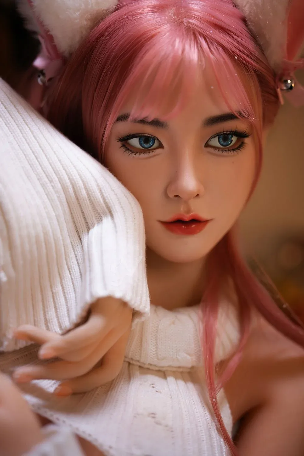 SY Doll | Asia 160cm/5ft3 Lovely Pink Hair Big Breasts Lifelike TPE Se view 1