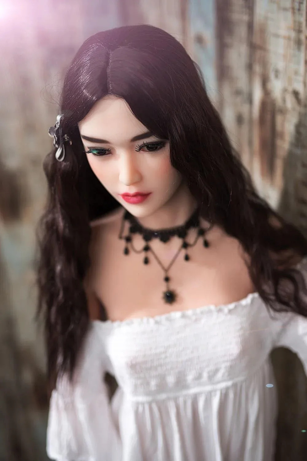 6YE | 165cm (5' 5") A-Cup Black Hair Small Breasted Sex Doll - Tabitha view 2