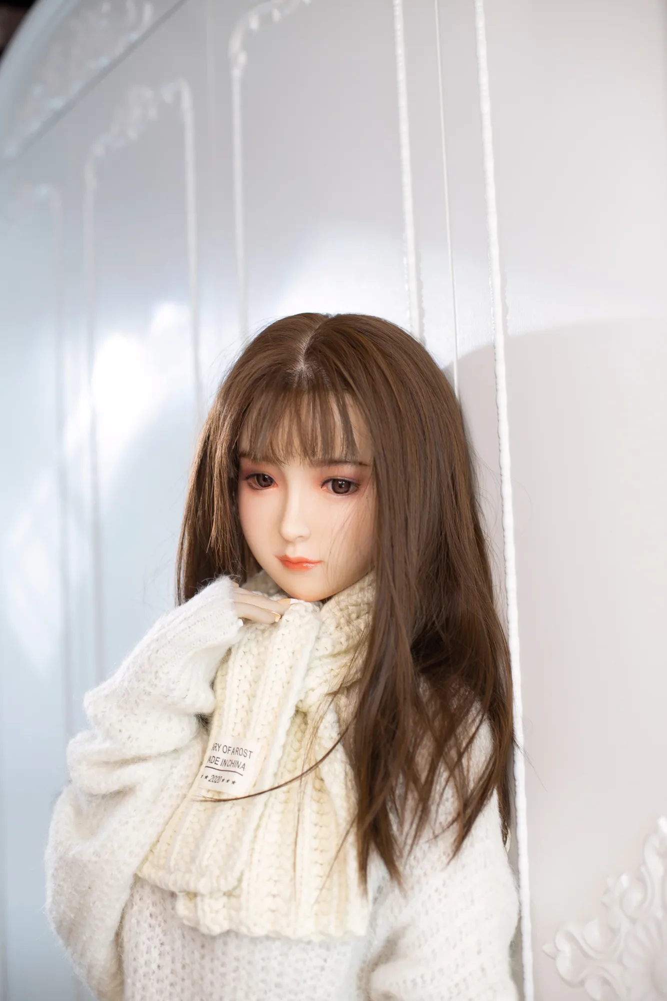 AIBEI |150cm/4ft11 Small Breast Silicone Head Doll - Odelia view 5