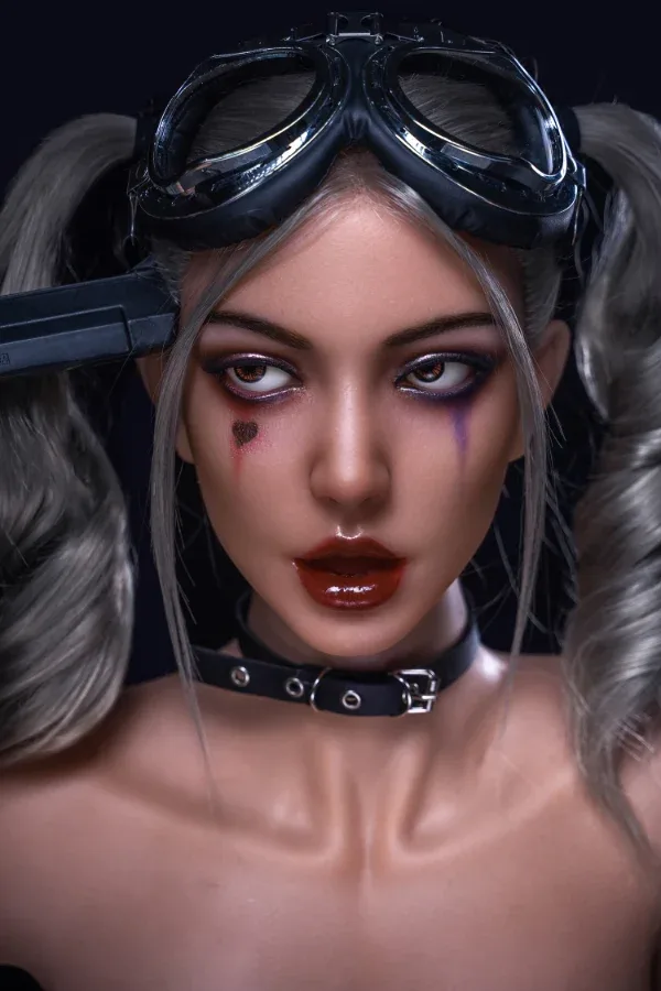 SY Doll | Movable Jaw Silicone Head Harley Quinn #M7 view 1