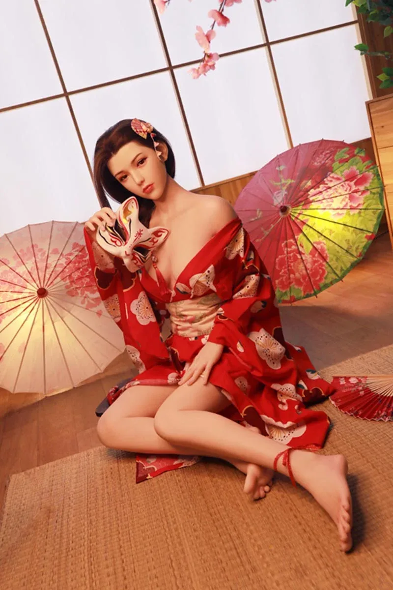 165cm/5ft5 Lifelike Silicone Sex Doll - Aki view 3