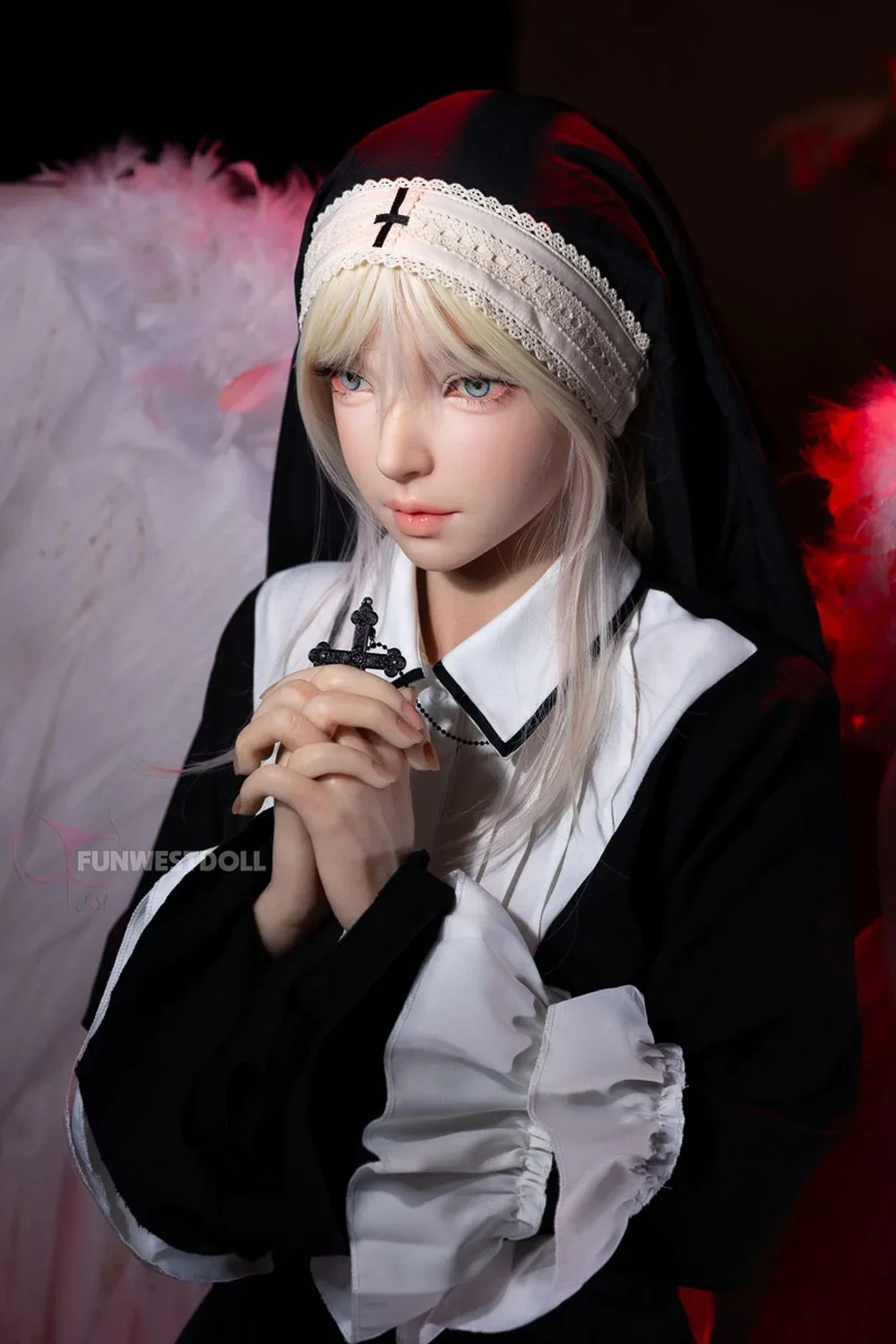FUNWEST® Giselle 159cm (5ft2) 056SJ# A Breasts Blonde Cosplay Silicone view 4