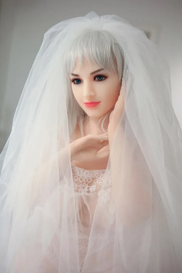 Aibei Doll | 158cm/5ft2 Busty Female Sex Doll Silver Hair Doll - Elina