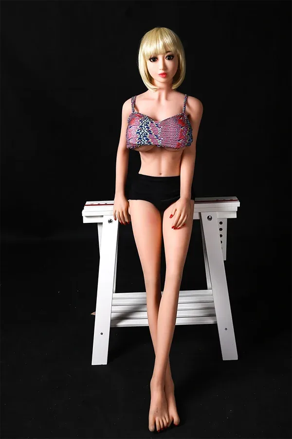 Aibei Doll | 158cm/5ft2 Blonde Skinny Sex Doll - April view 5