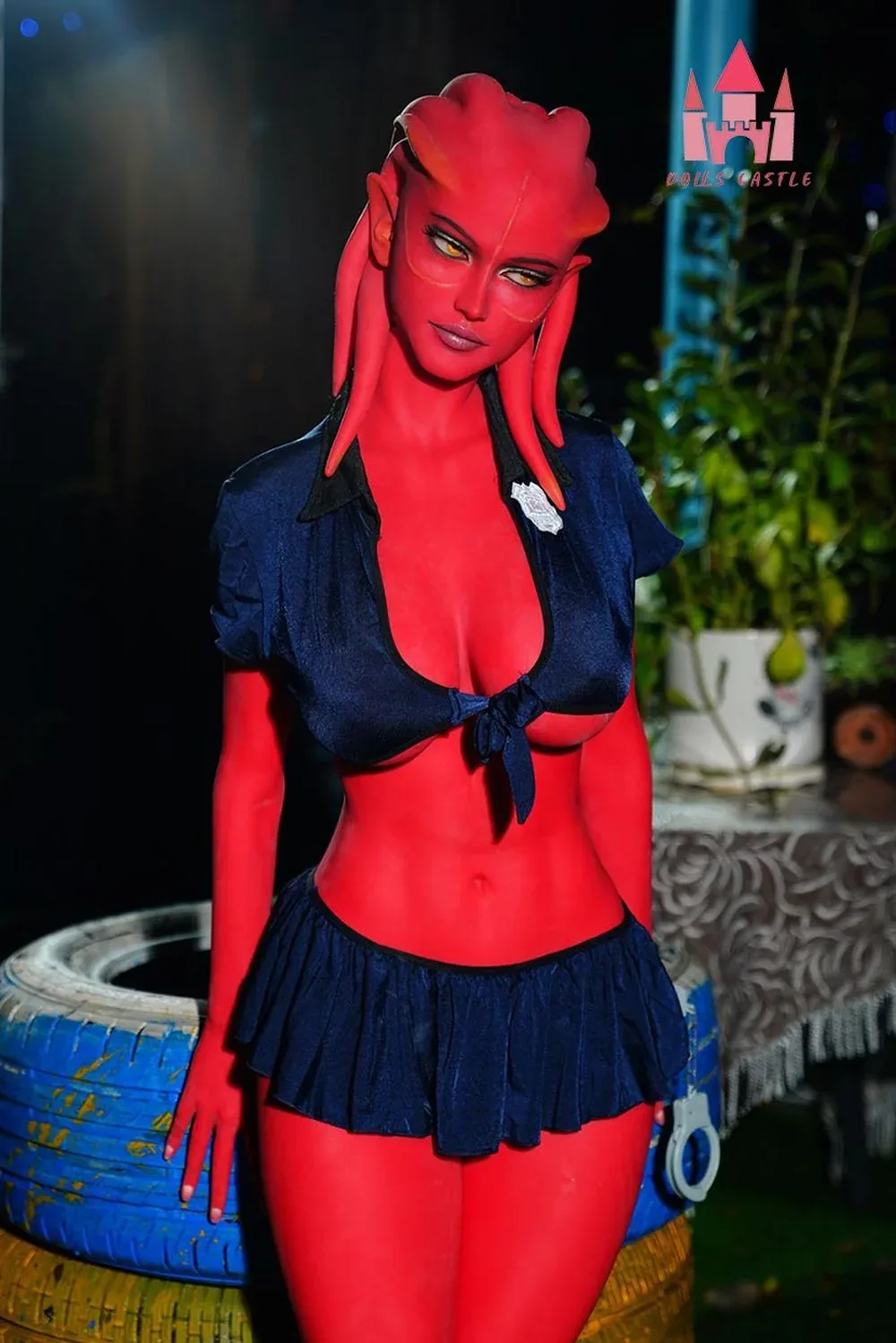 Dolls Castle | 160cm/5ft3 Small Breasts Red Alien Warrior Realistic Fu