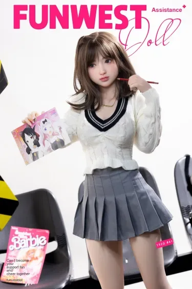 FUNWEST® Amy 152cm(4.9') 041# D-Cup Innocent Japanese Asian Sex Doll F view 4