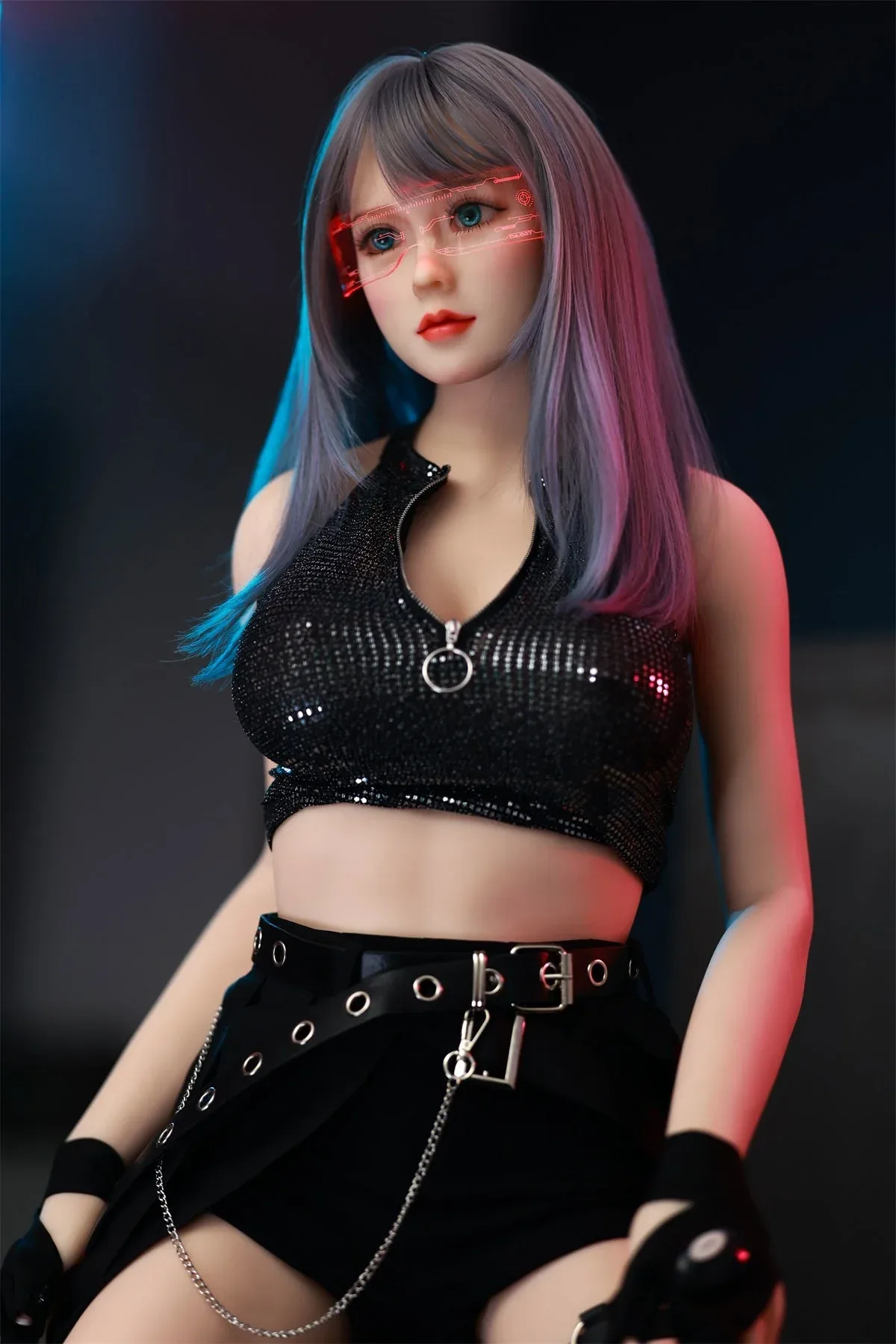 5Ft6 (165cm) Cool Style Sex Doll With Long Straight Hair - Addy (In St