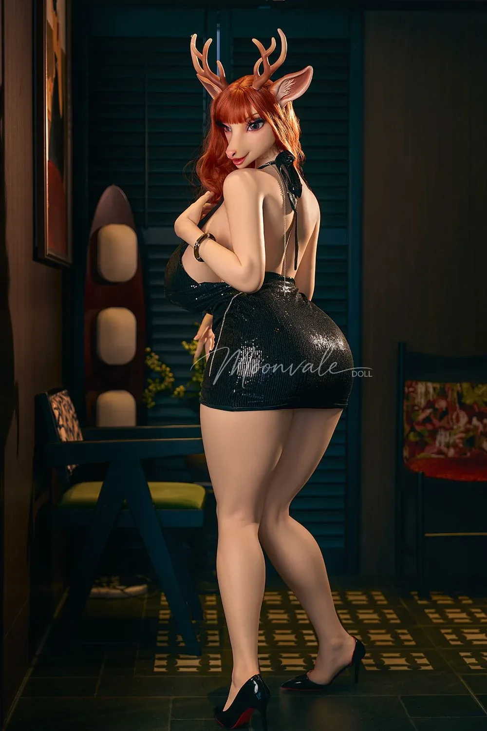 Moonvale Doll | 170cm/5ft6 Huge Breasts Glamorous Seductive Deer-Head view 5