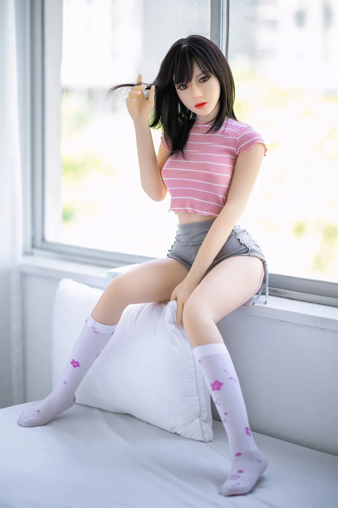 150cm / 4ft11 Asian Style Small Breast Realistic Sex Doll - Libert(3 s view 7