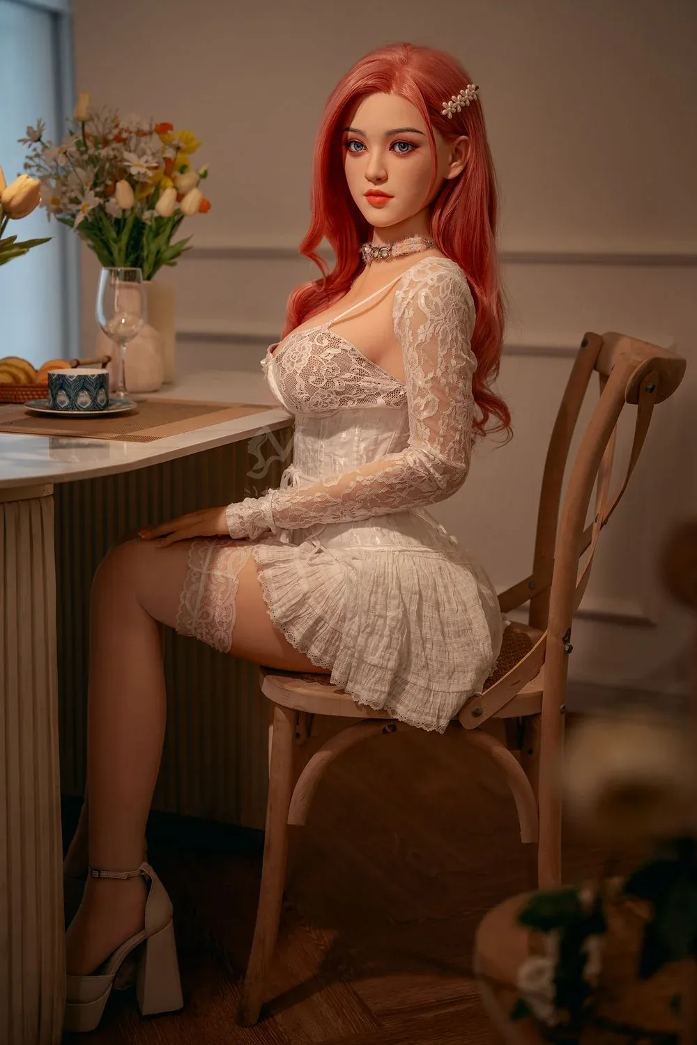SY Doll | Asian 160cm/5ft3 Lovely Pink Hair Big Breasts Sex Doll - Sar view 10
