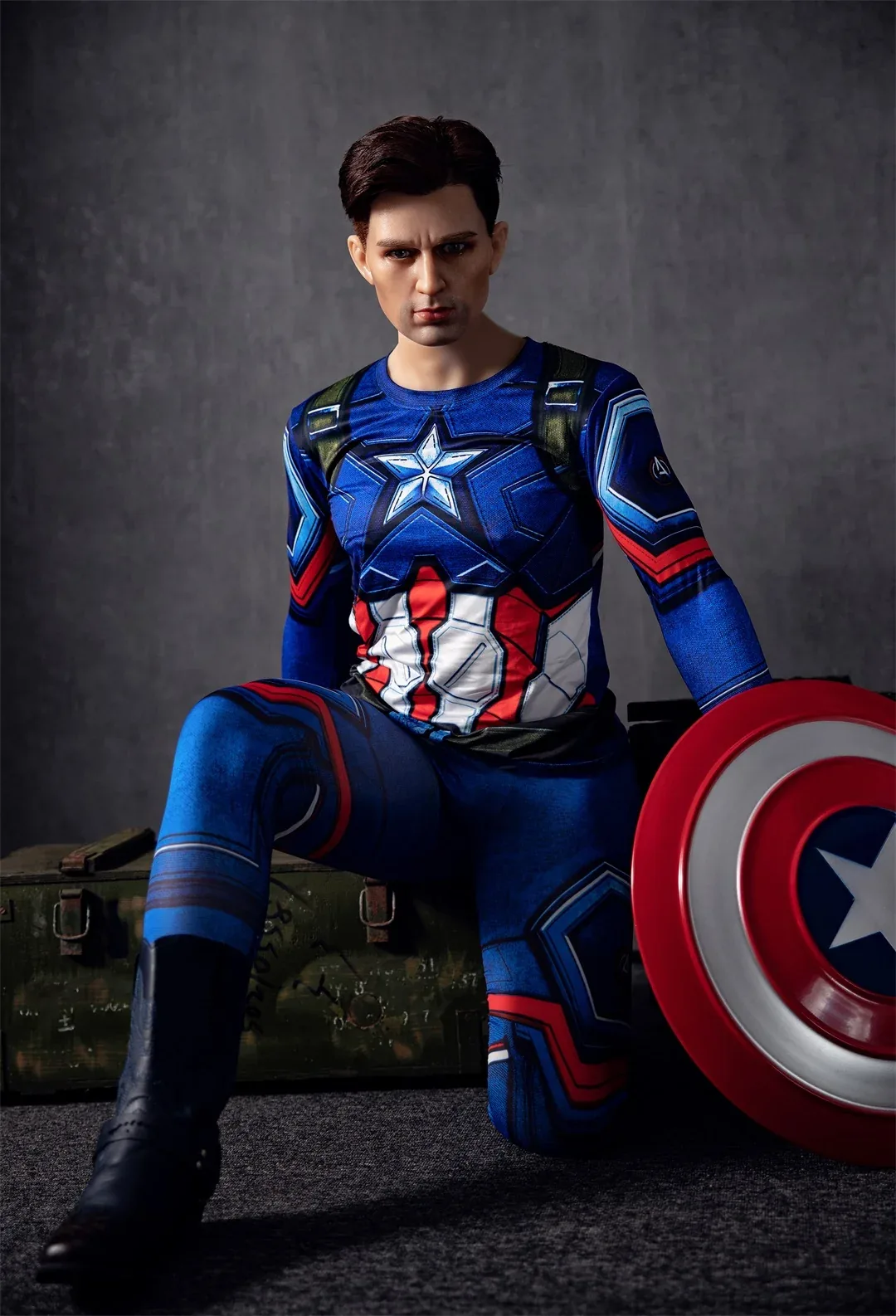 5ft3 /160cm Captain America Male Sex Doll For Women - Enio