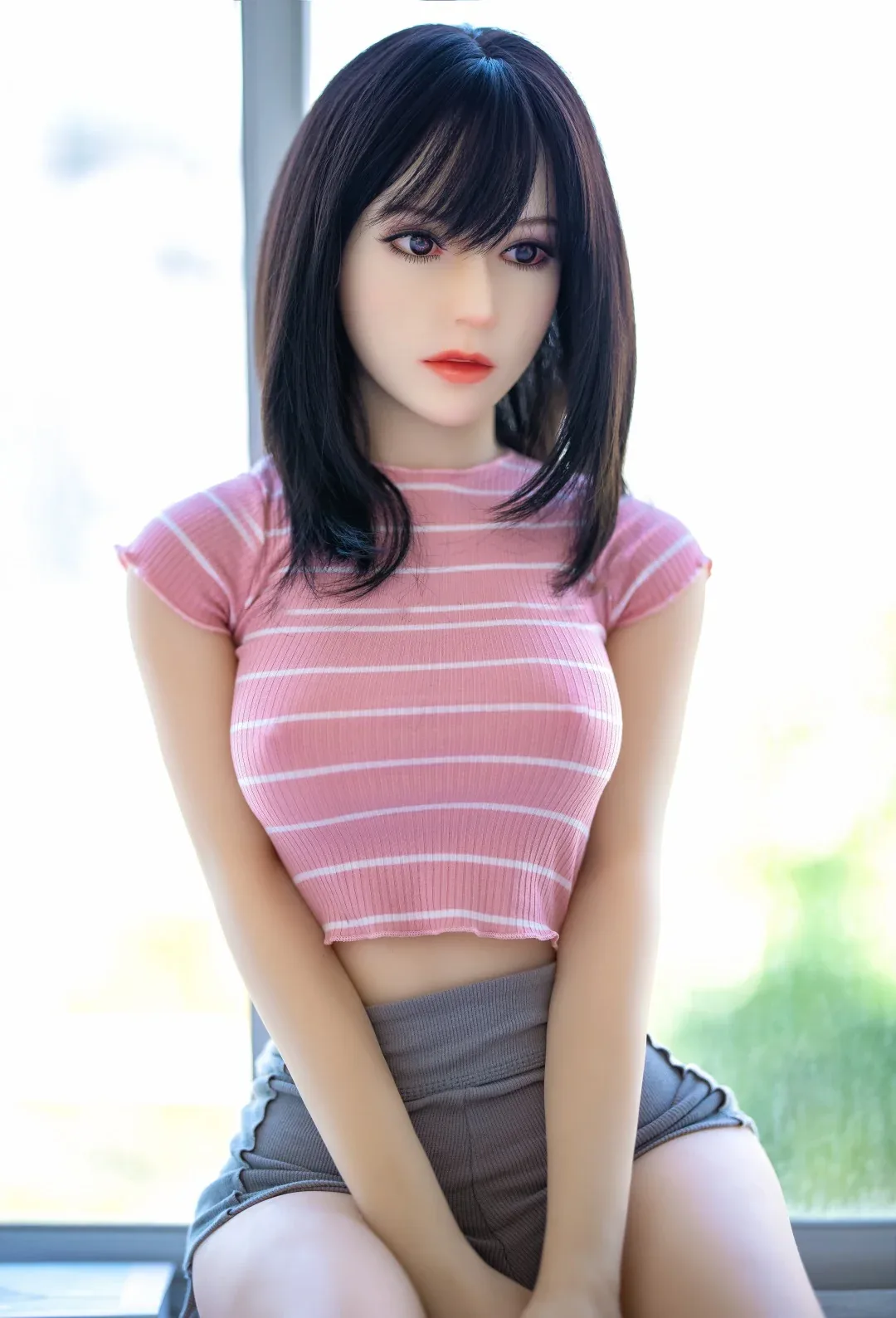 150cm / 4ft11 Asian Style Small Breast Realistic Sex Doll - Libert(3 s view 6