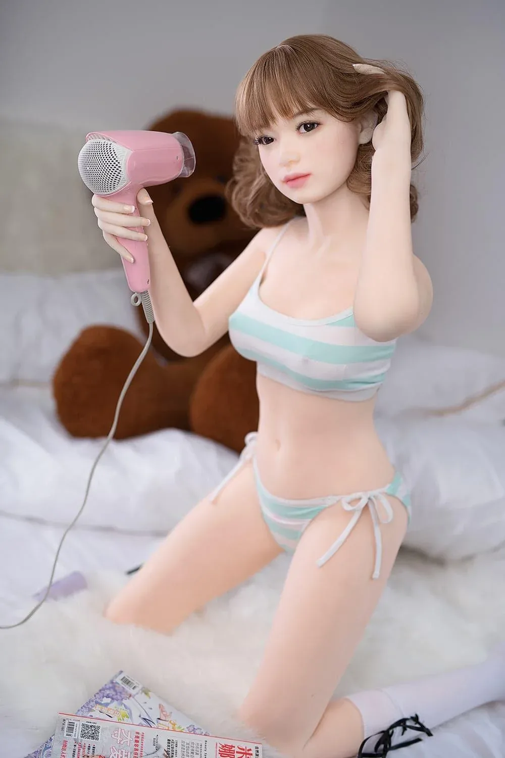 6YE | 150cm / 4ft11 G-Cup Seductive Small Breasts Asian Sex Doll - Pho view 10
