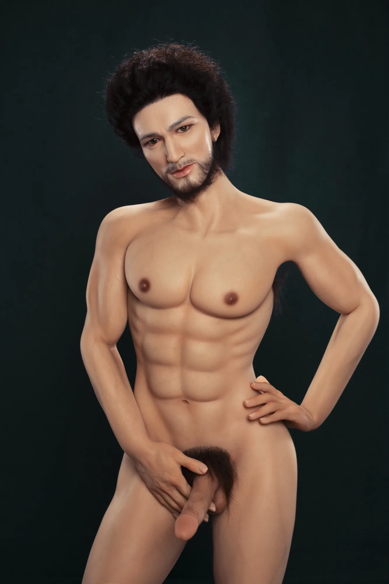 AF Doll | 160cm Silicone Face +TPE Body Male Sex Doll-Stark view 9