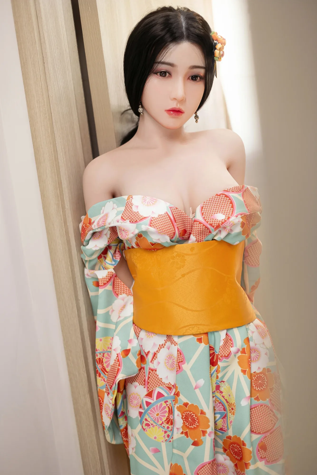 AIBEI | 158cm/5ft2 Medium Breast Silicone Head Doll - Nicole view 5