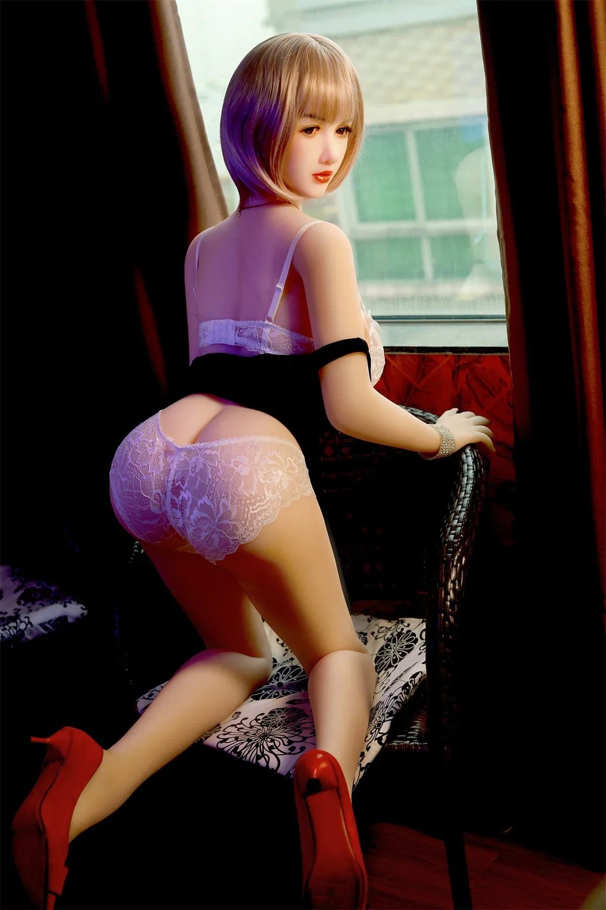 SY Doll | 165cm/5ft5 Big Breasts Gentle Pretty Pink-hair Lifelike TPE view 8