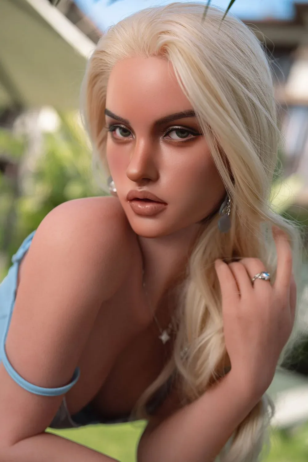 SY Doll | 160cm/5ft3 Big Breasts Captivating Latina Blonde Realistic T view 4