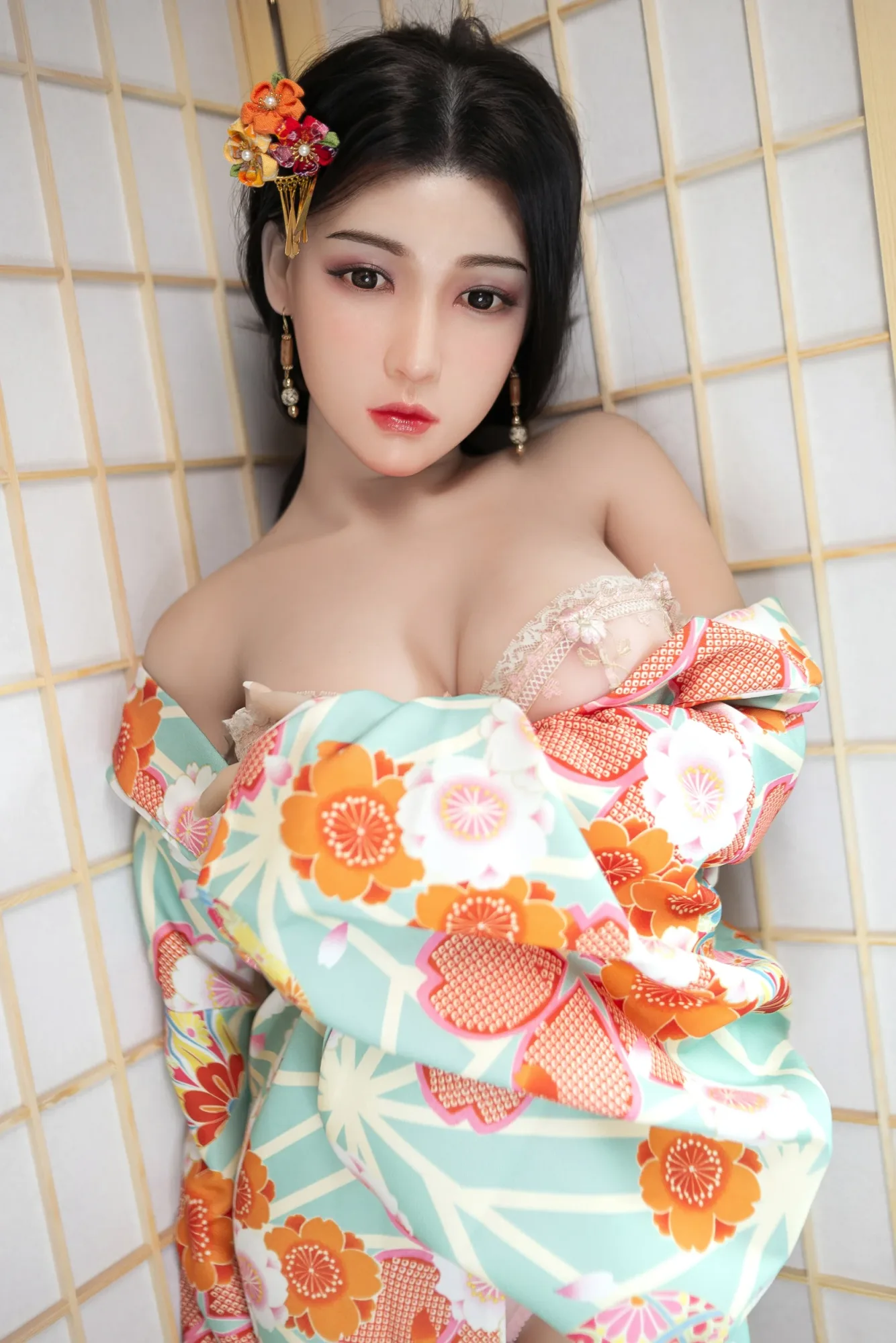 AIBEI | 158cm/5ft2 Medium Breast Silicone Head Doll - Nicole view 2
