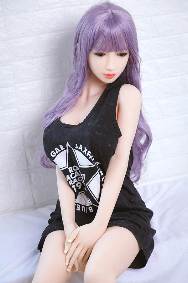 Aibei Doll | 158cm/5ft2 Purple Haired Sex Doll Lifelike Love Doll - Ly view 3