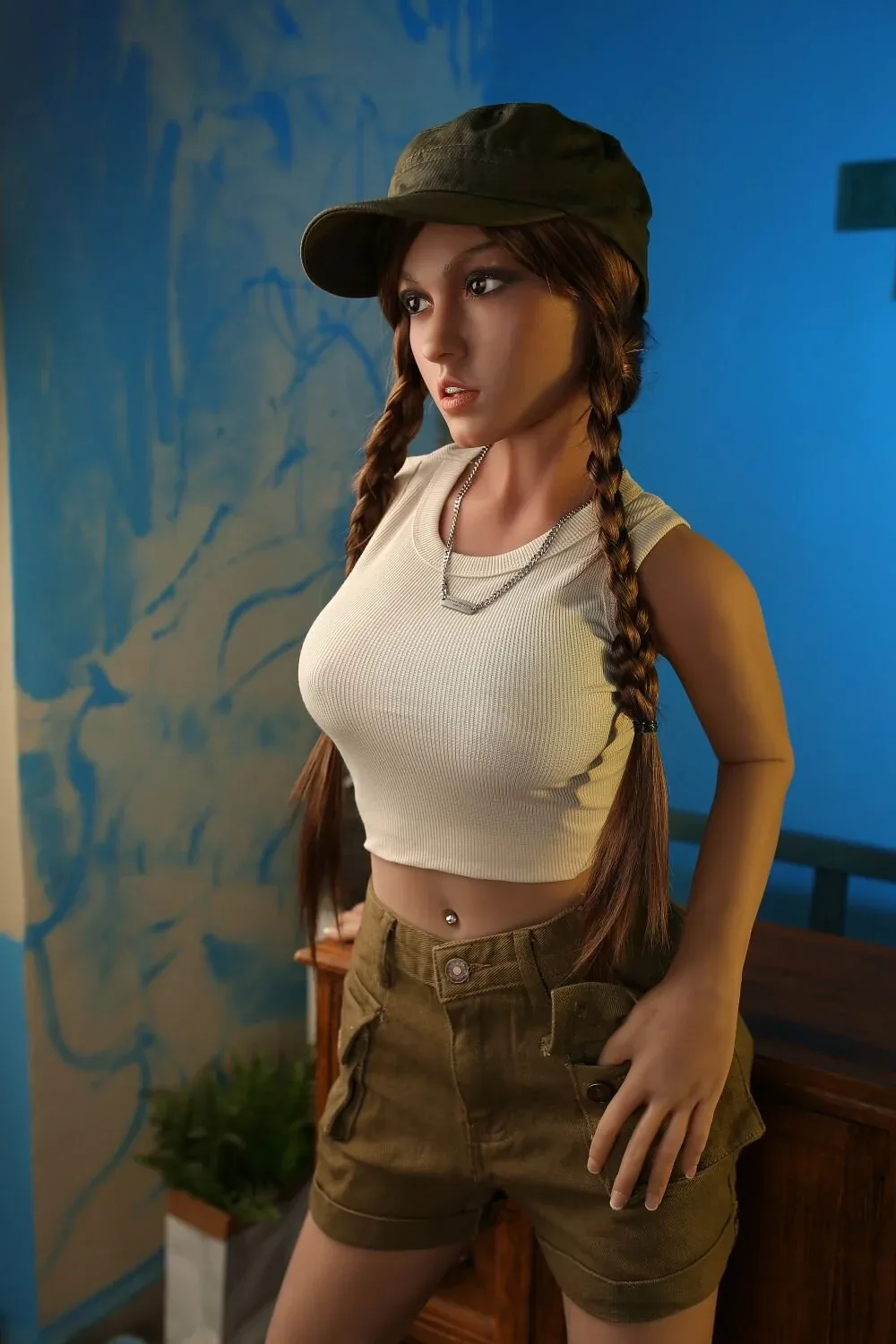 Galaxy Doll | 157cm/5ft 2 C-Cup TPE Sex Doll With Two Braids - Hina (I view 8