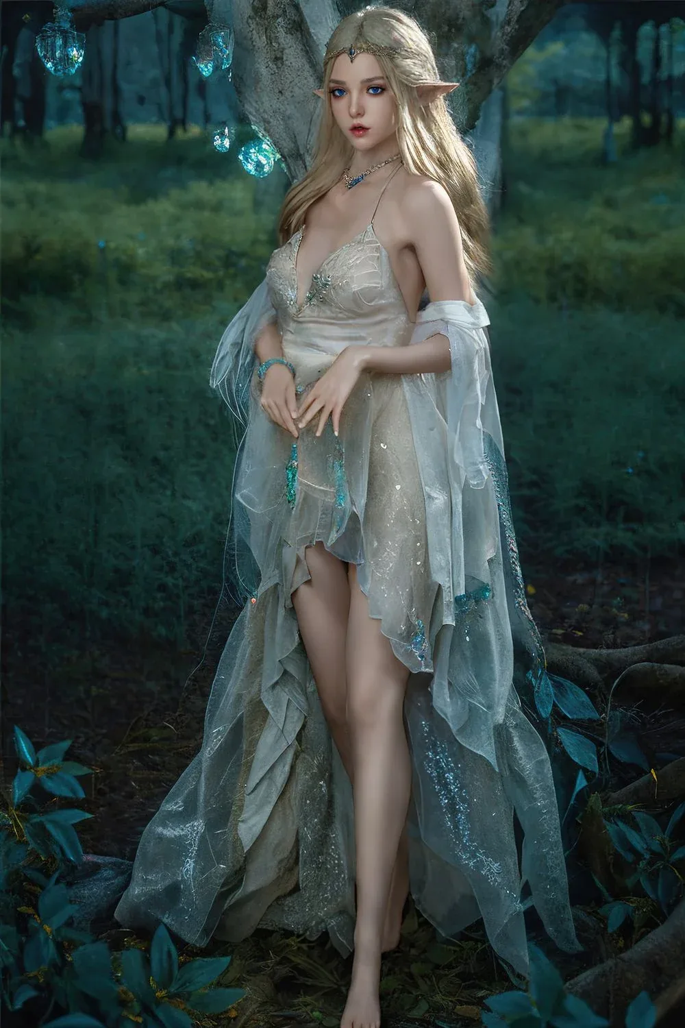 Advanced SY Doll | 150cm/4ft9 Flat Breasts Lovely Elf Cosplay Realisti view 8