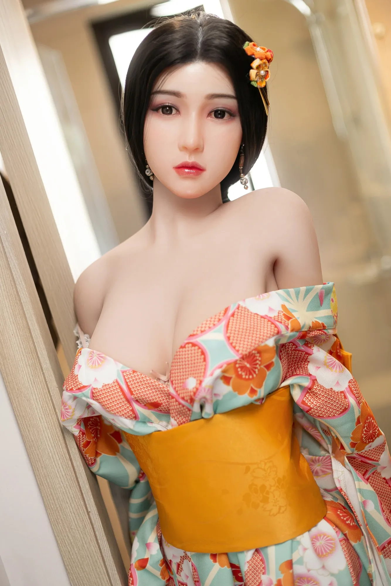 AIBEI | 158cm/5ft2 Medium Breast Silicone Head Doll - Nicole view 4