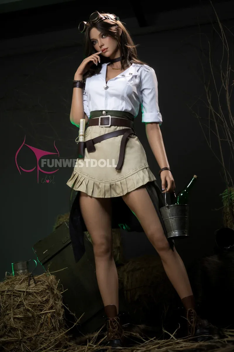 FUNWEST® Lexie 168cm (5'6'') D-Cup #026S French Style Full Silicone Se view 7