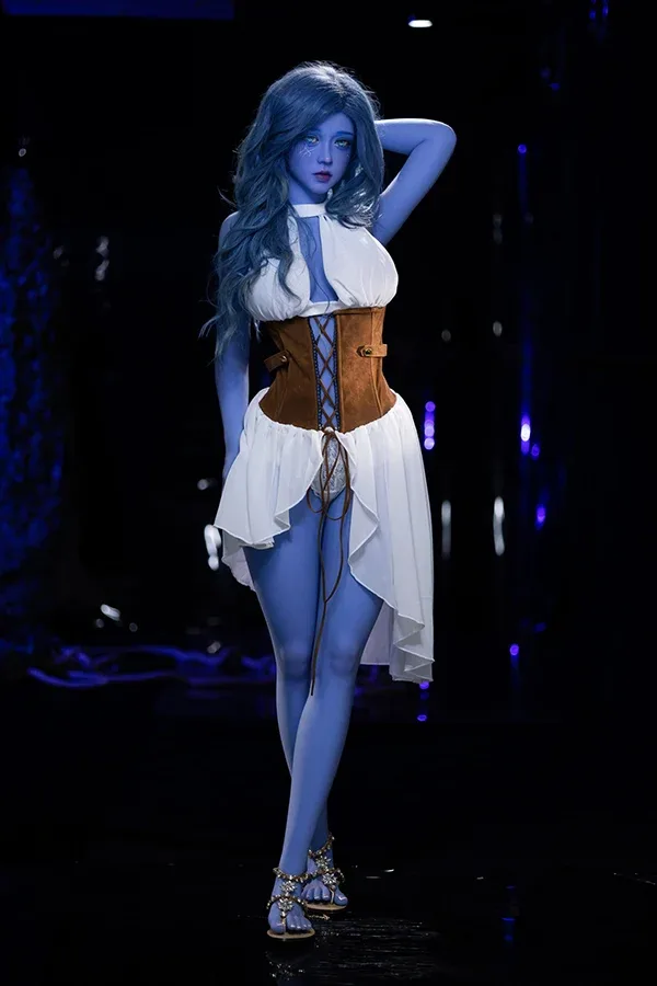 Aibei Doll | 160cm Blue Skin Alien Busty Sexy Sex Doll - Novia view 3