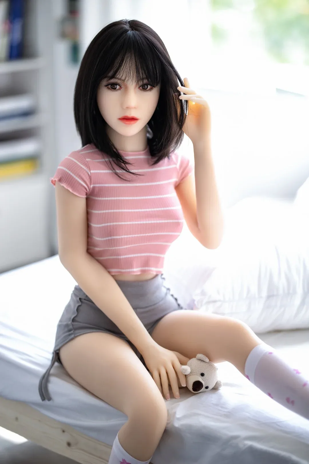 150cm / 4ft11 Asian Style Small Breast Realistic Sex Doll - Libert(3 s view 3