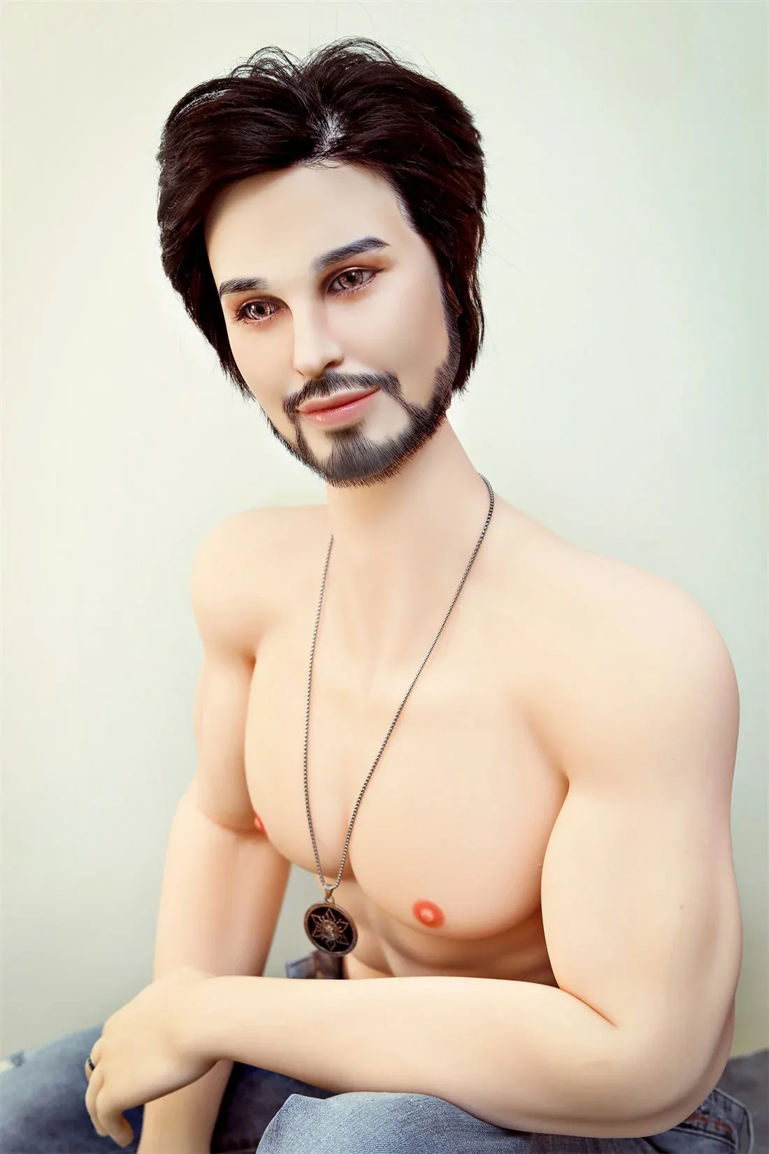 SY Doll | 5ft 4 (162cm) Enthusiastic Bearded Style Male Sex Doll - Mic view 3