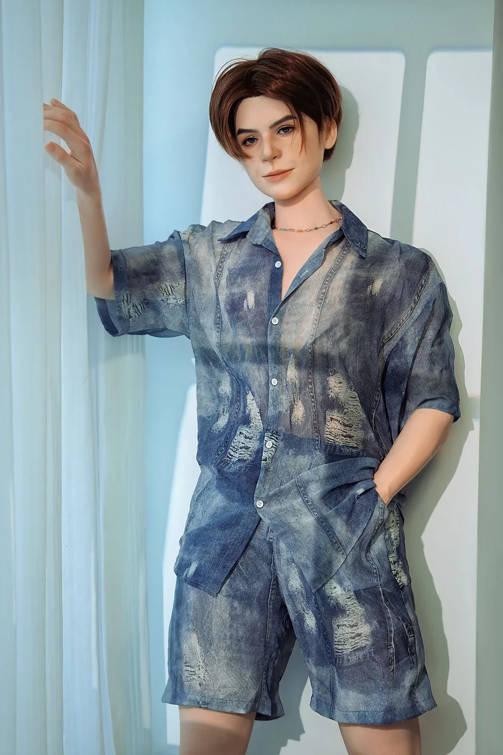 SY Doll | 160cm/5ft3 Playful Handsome Irresistible Smile Lifelike Full view 6