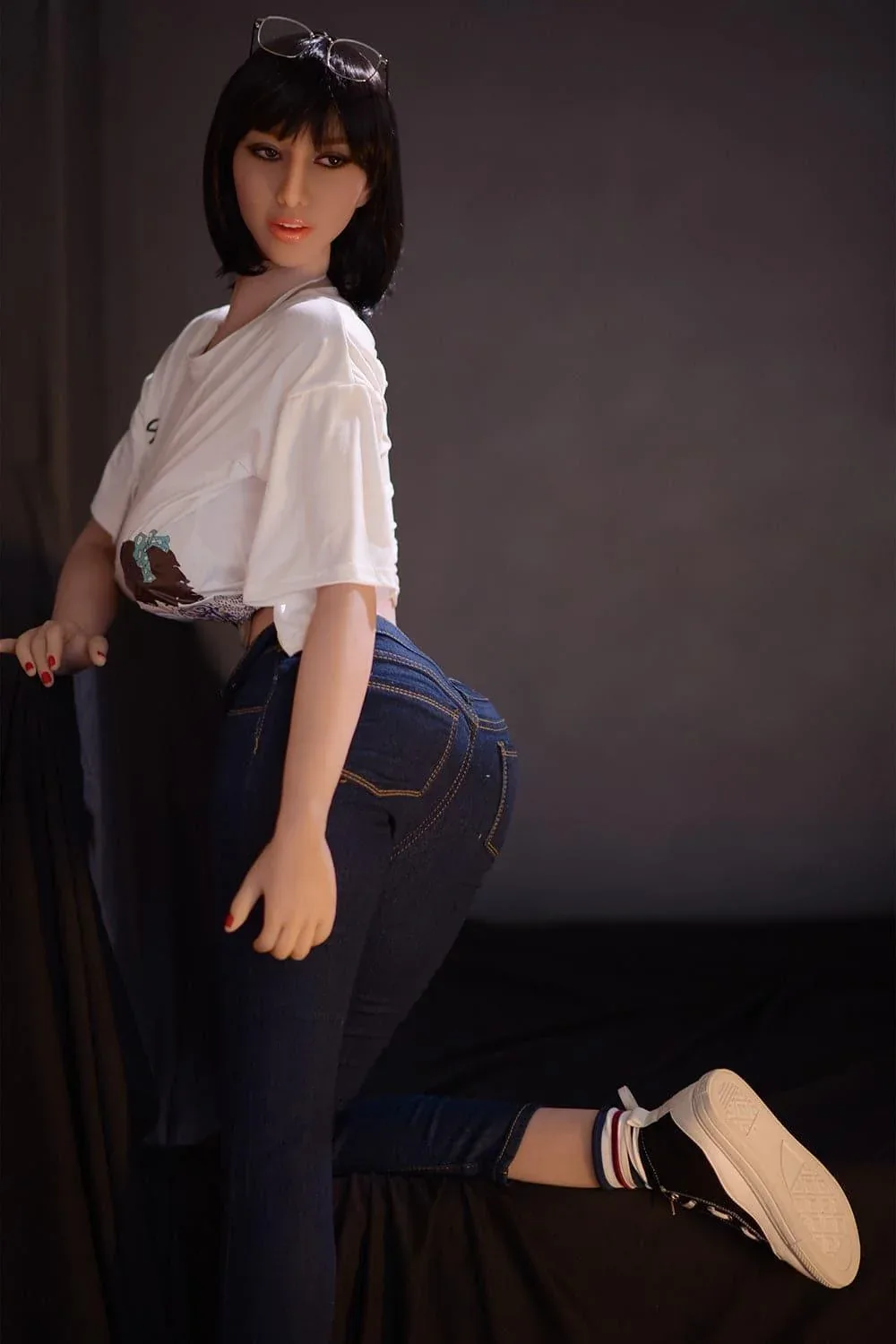 6YE | 163cm (5' 4") J-Cup Big Tits Big Butt Black Short Hair Sex Doll view 6