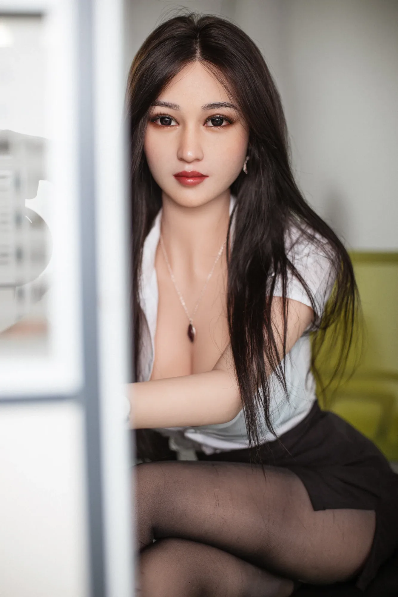 AIBEI | 165cm/5ft5 Big Breast Silicone Head Sex Doll - Nicole view 10