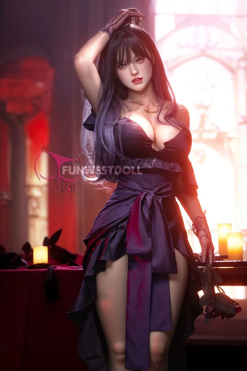 FUNWEST® Chloe 160cm (5ft3) 035S# E Breasts Anime Charming Silicone Se view 6