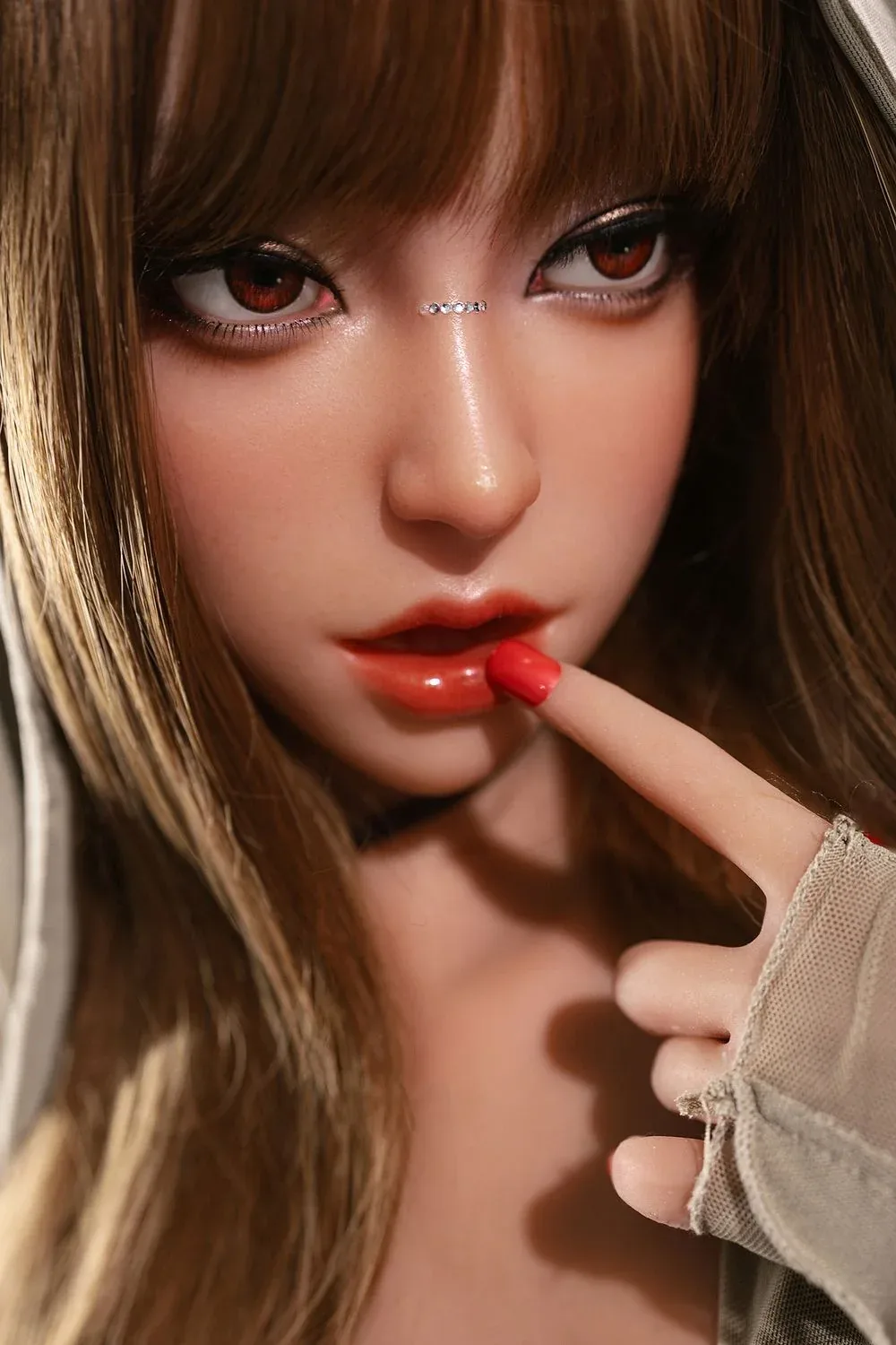 SY Doll | 160cm/5ft3 Silicone Head Small Breast Sex Doll with Movable view 4