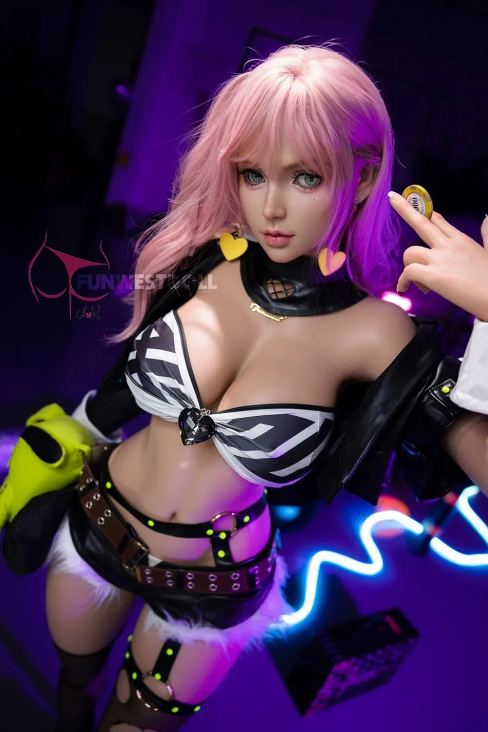 FUNWEST® Lily 157cm (5ft2) 036S# G Breasts Alluring Punk Chic Silicone view 3