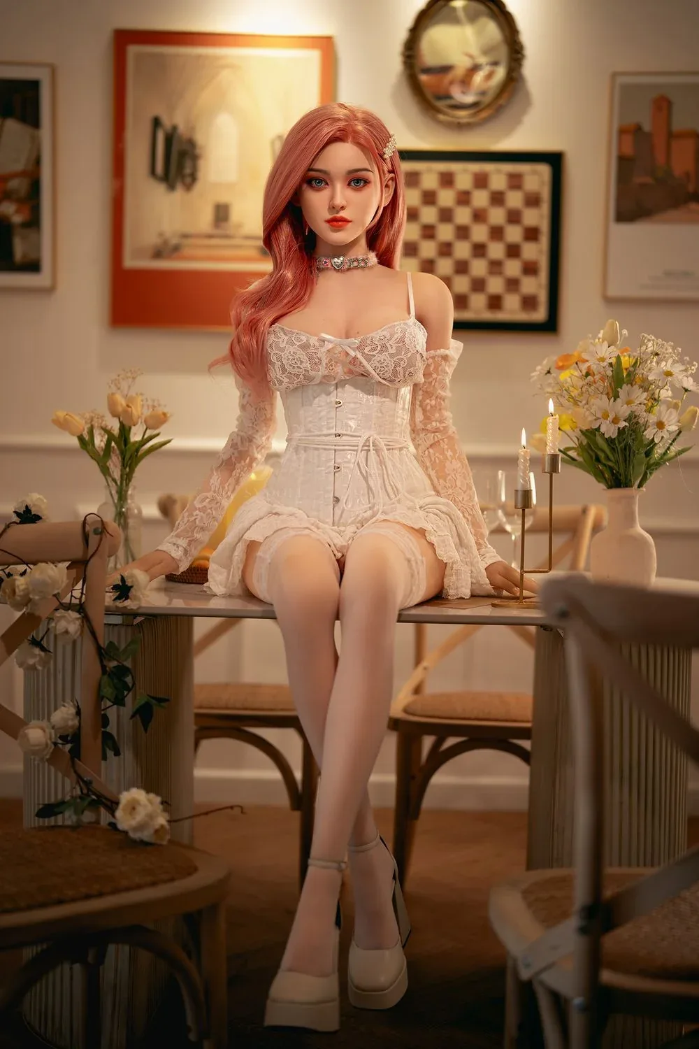 SY Doll | Asian 160cm/5ft3 Lovely Pink Hair Big Breasts Sex Doll - Sar view 9