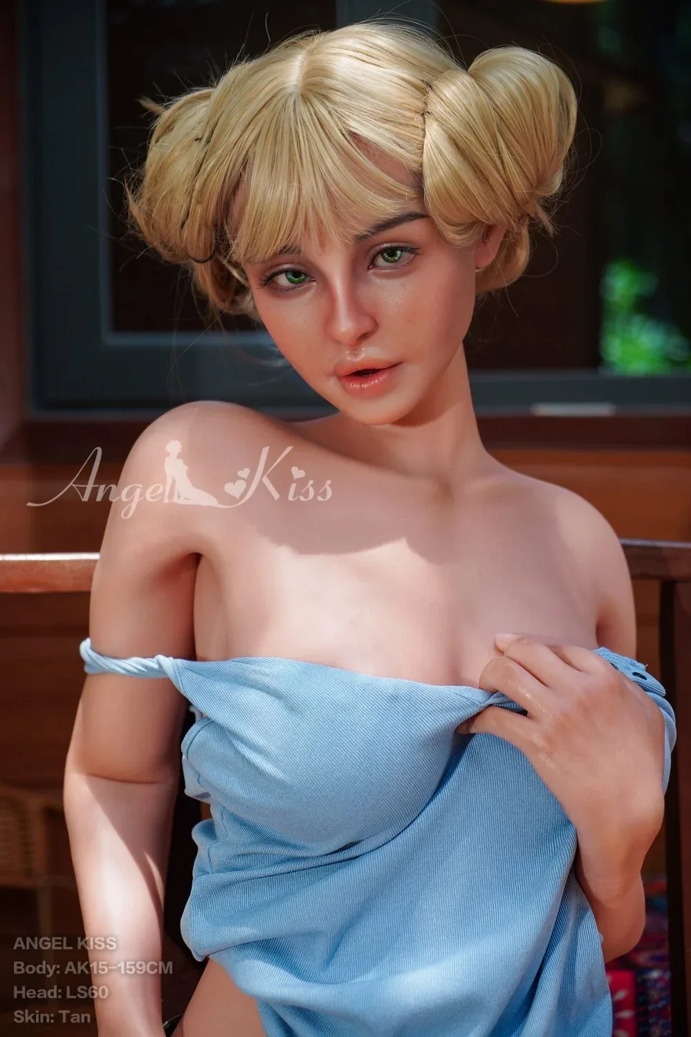 Angelkiss® 159cm (5.2') F-CUP Full Silicone Sex Doll with Deep Throat