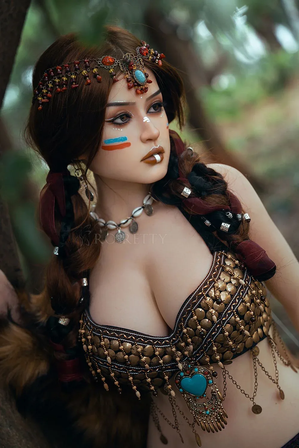Rosretty Doll | 164cm/5ft5 Big Breasts Primitive Tribal Queen Wild Bea view 5