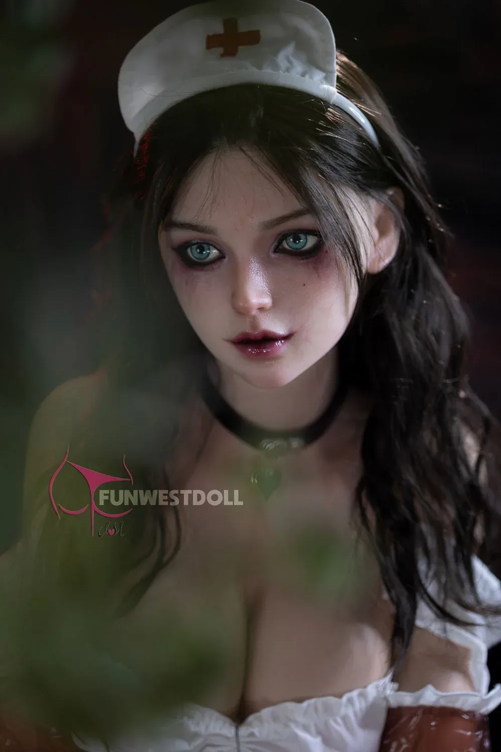 FUNWEST® Lily 160cm (5ft3) 036S# E Breasts Dark Nurse Halloween Silico view 6