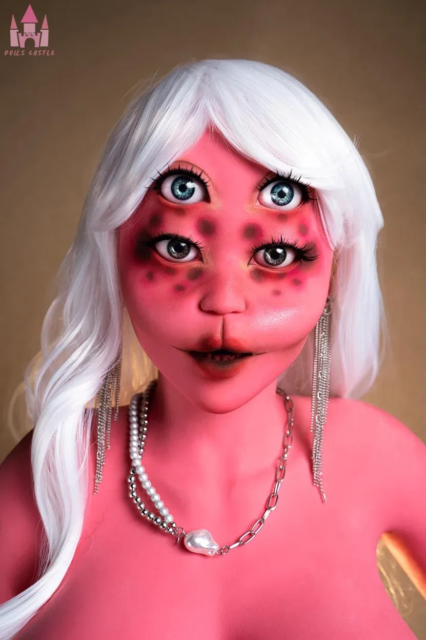 Dolls Castle | 162cm/5ft4 Pink Alien Fantasy Cosplay Lifelike Sex Doll view 5