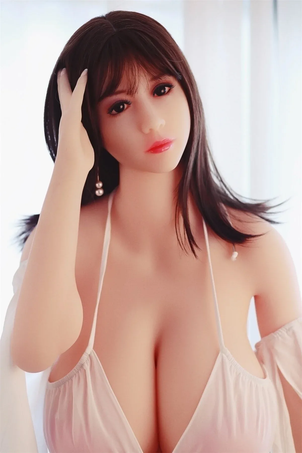 5ft6 (168cm) Big Breasts Chubby Sex Doll With Long hair - Aliza view 8