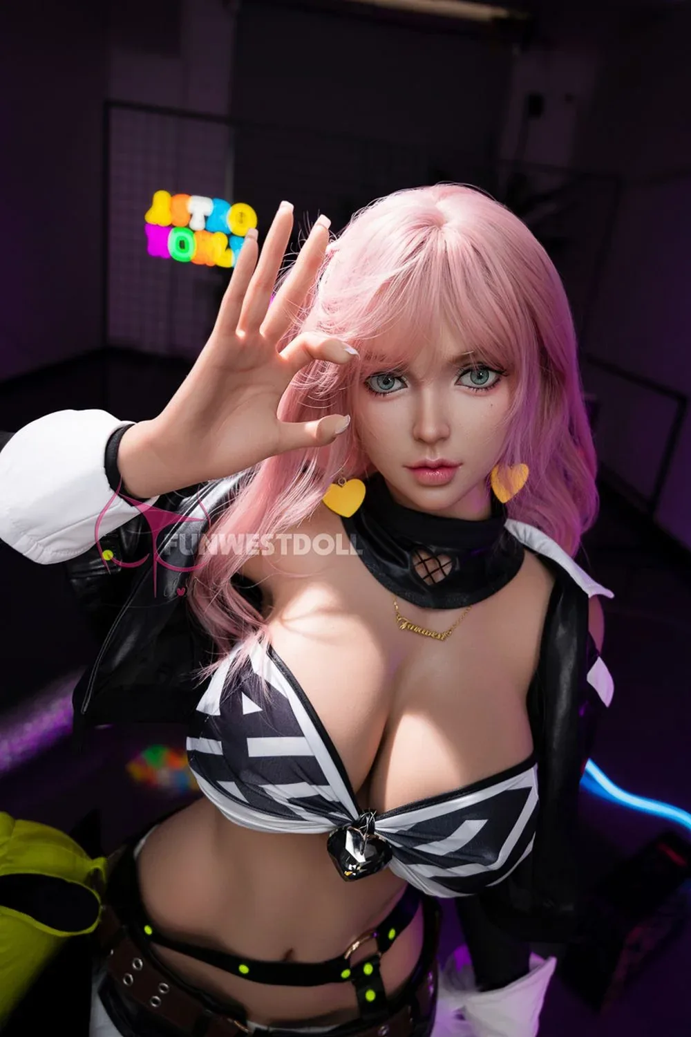 FUNWEST® Lily 157cm (5ft2) 036S# G Breasts Alluring Punk Chic Silicone view 5